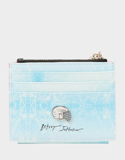 FACE OFF WALLET LIGHT BLUE - HANDBAGS - Betsey Johnson