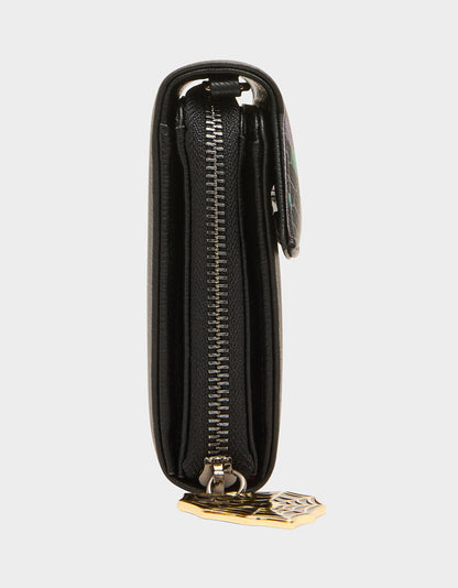 BOO & BREAKFAST WALLET ON CHAIN BLACK/MULTI