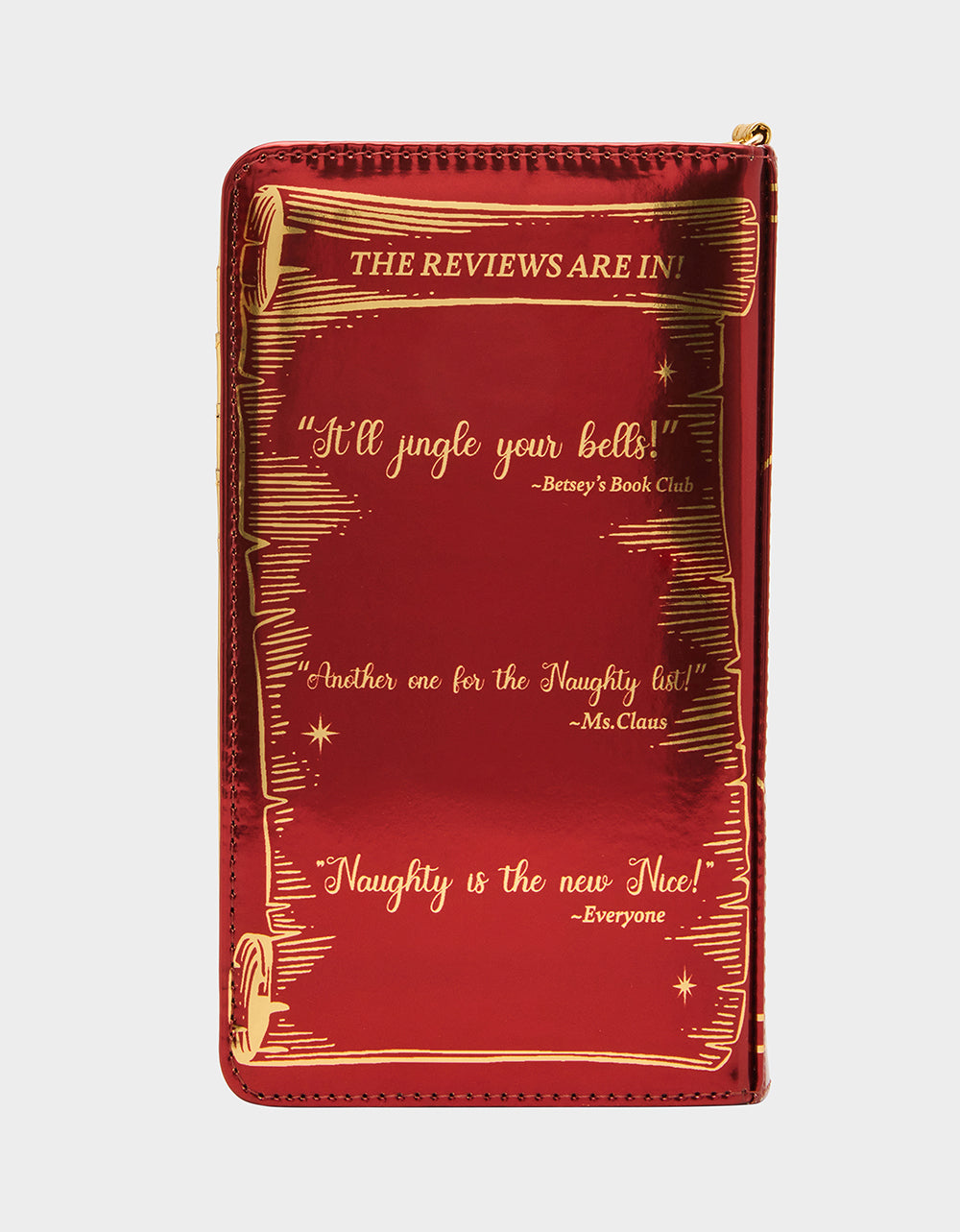 NAUGHTY LIST WRISTLET RED - HANDBAGS - Betsey Johnson - view 4
