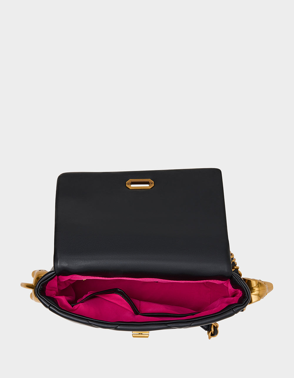 DACHSHUND METAL FLAP BAG BLACK - HANDBAGS - Betsey Johnson - view 4