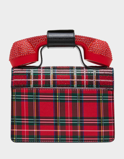 BRRRR-ING PHONE BAG PLAID