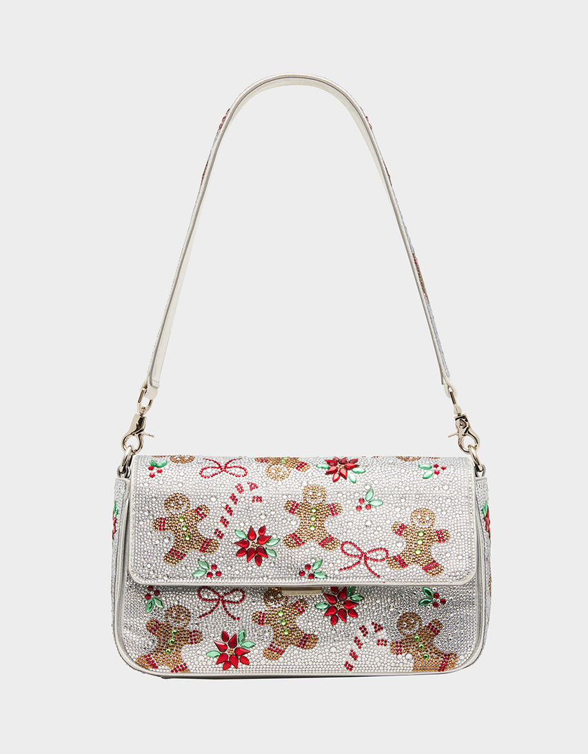 RHINESTONE FLAP HOLIDAY MULTI - HANDBAGS - Betsey Johnson