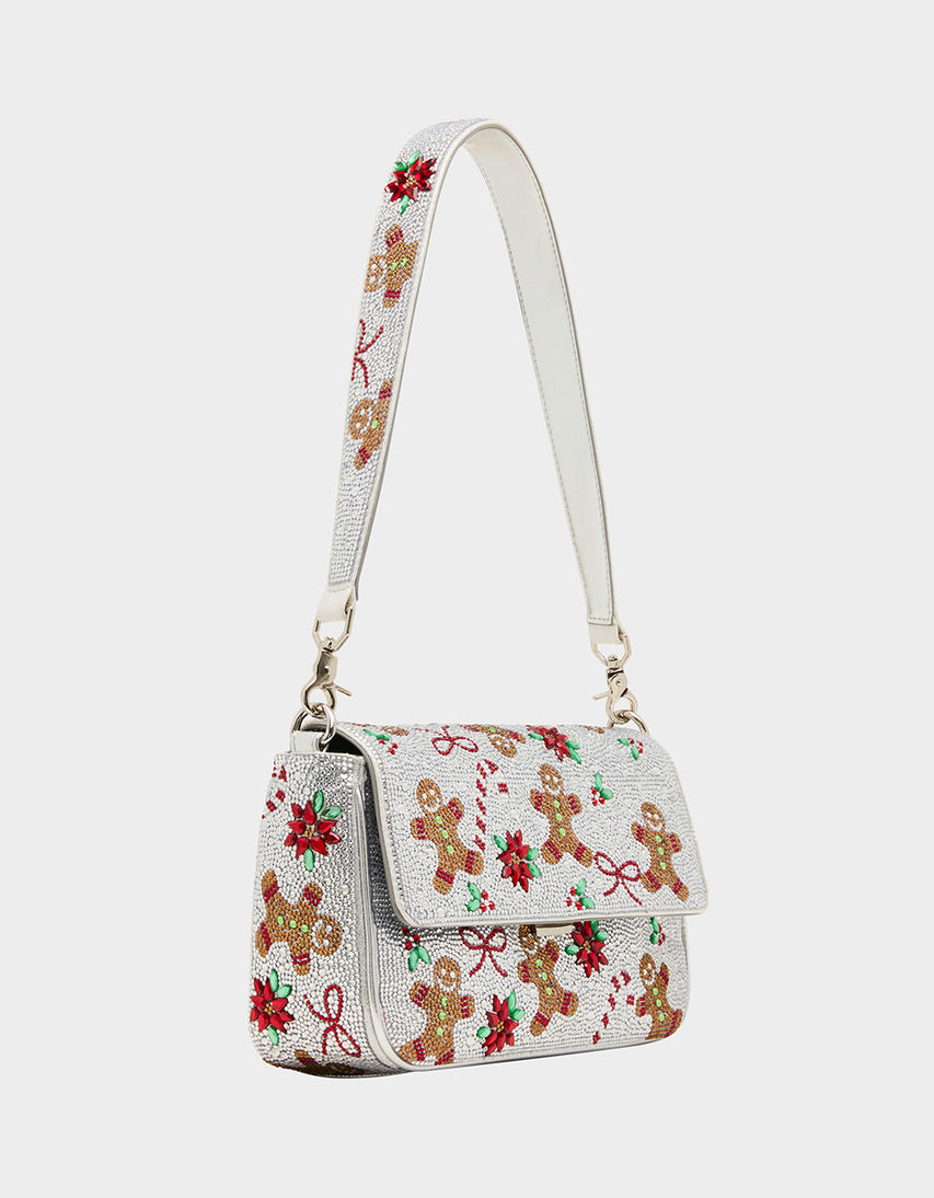RHINESTONE FLAP HOLIDAY MULTI - HANDBAGS - Betsey Johnson