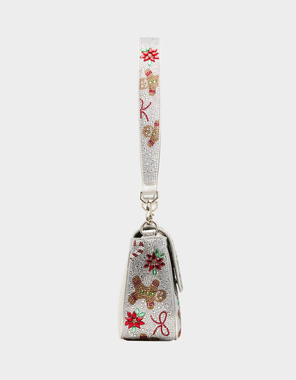 RHINESTONE FLAP HOLIDAY MULTI - HANDBAGS - Betsey Johnson
