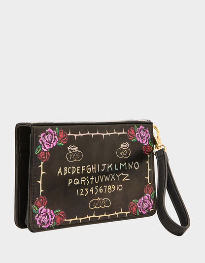 MIDNIGHT MESSAGES WRISTLET BLACK/MULTI - HANDBAGS - Betsey Johnson