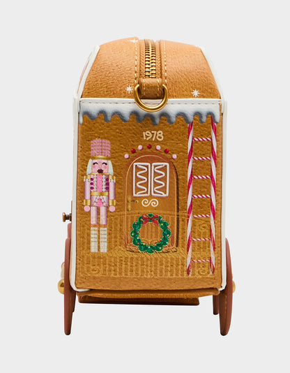 GINGERBREAD TRAIN BROWN - HANDBAGS - Betsey Johnson