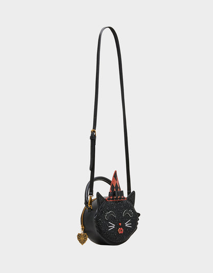 SCAREDY CAT BLACK/MULTI - HANDBAGS - Betsey Johnson
