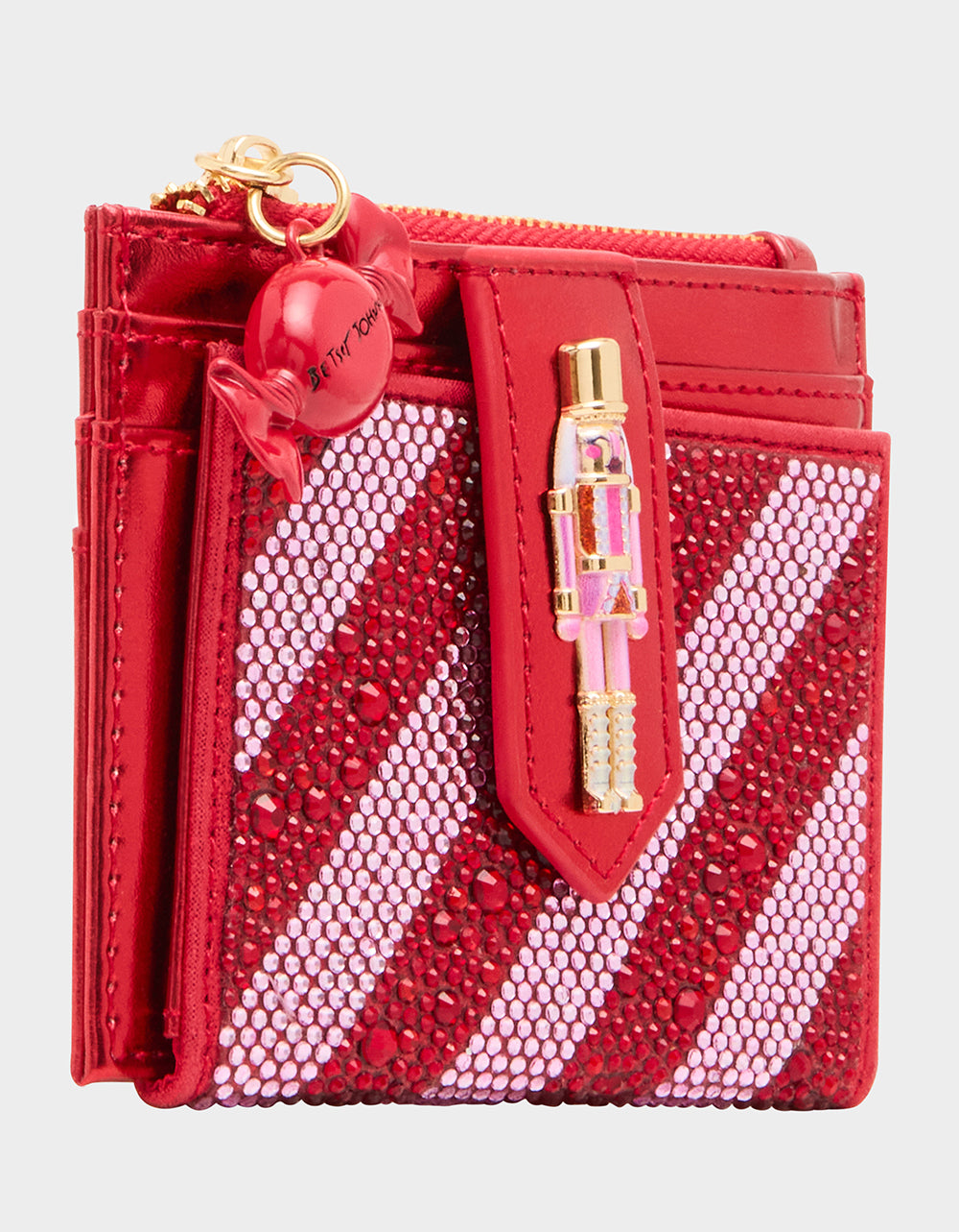 NUTCRACKER WALLET PINK STRIPE - HANDBAGS - Betsey Johnson - view 2