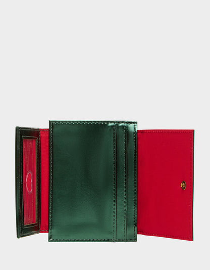 CANDY CANE WALLET GREEN - HANDBAGS - Betsey Johnson