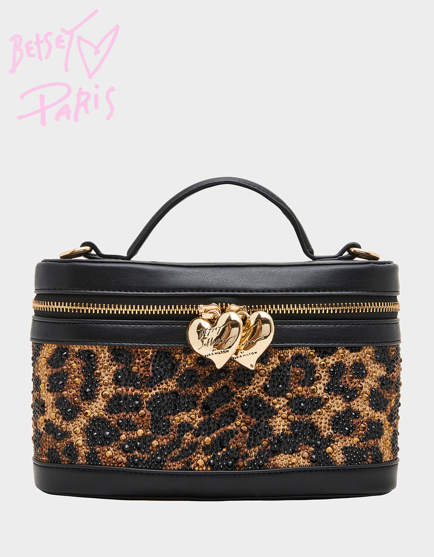 VANITY CASE LEOPARD - HANDBAGS - Betsey Johnson