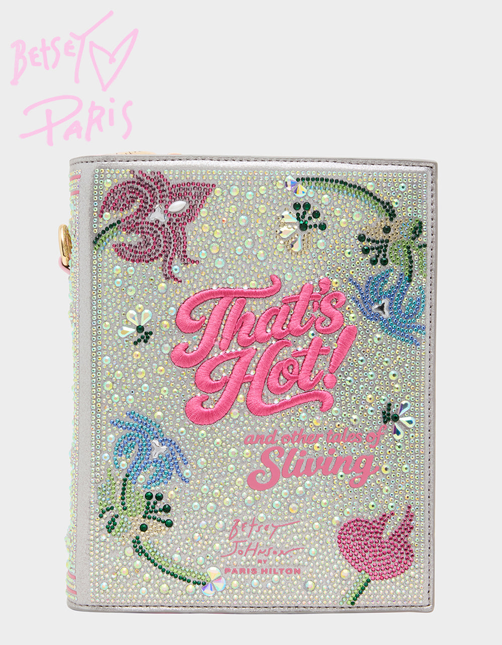 THAT'S HOT! BOOK BAG SILVER MULTI
