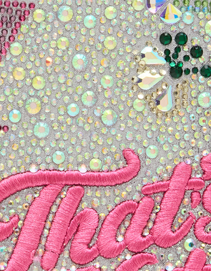 THAT'S HOT! BOOK BAG SILVER MULTI - HANDBAGS - Betsey Johnson