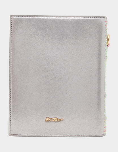 THAT'S HOT! BOOK BAG SILVER MULTI - HANDBAGS - Betsey Johnson