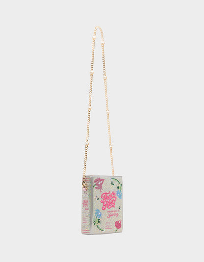 THAT'S HOT! BOOK BAG SILVER MULTI - HANDBAGS - Betsey Johnson