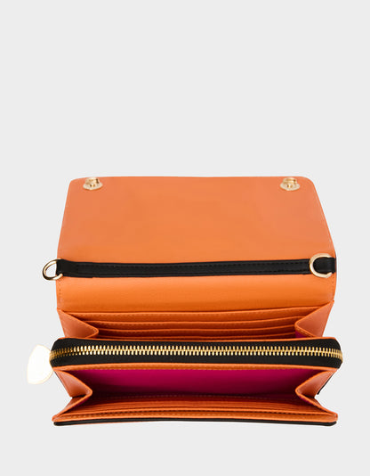 BACK THAT PASS UP ORANGE - HANDBAGS - Betsey Johnson