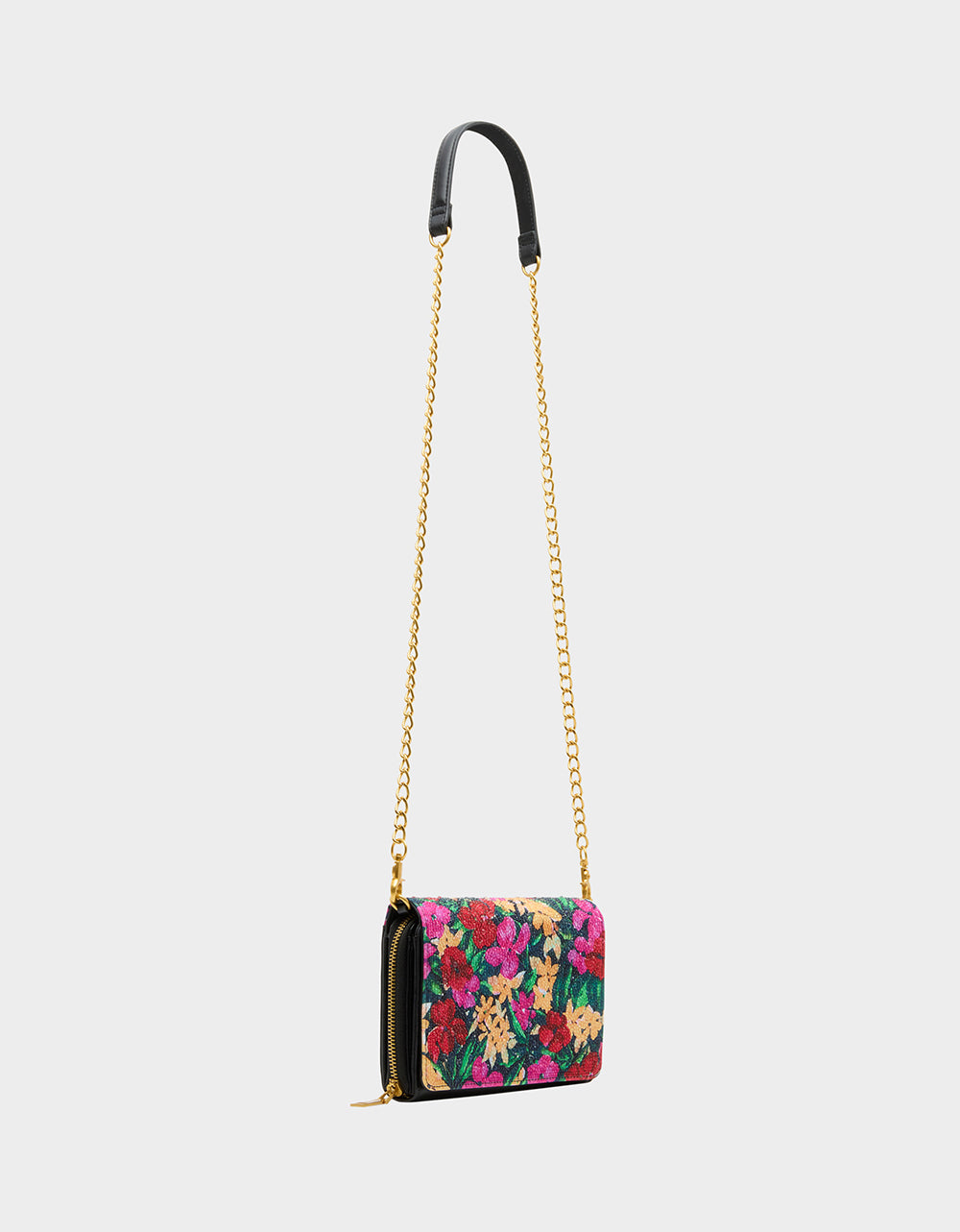 GARDEN PARTY CROSSBODY BLACK FLORAL - HANDBAGS - Betsey Johnson - view 2
