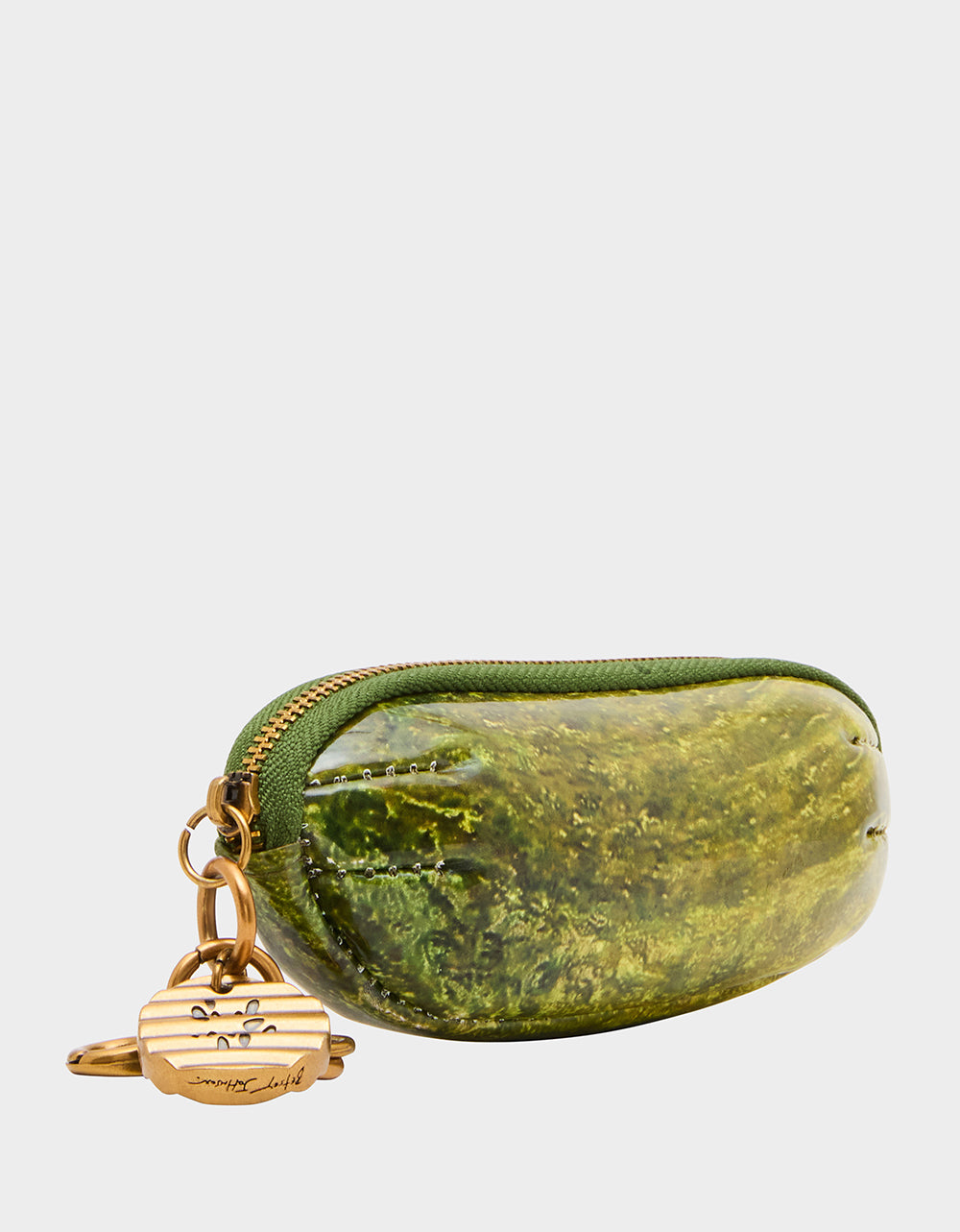 PICKLE DANGLE BAG CHARM GREEN - view 3