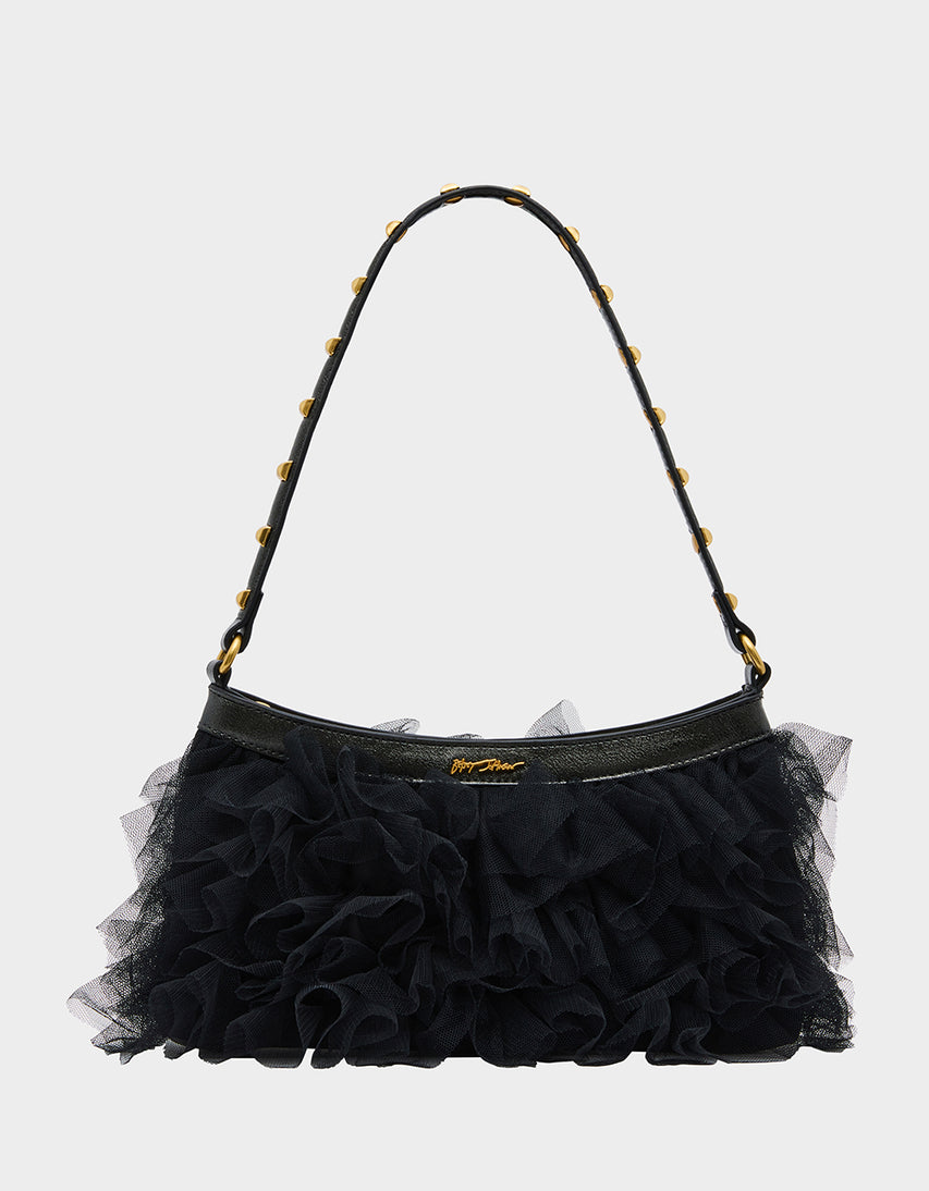 TULLE ME ABOUT IT BLACK - HANDBAGS - Betsey Johnson