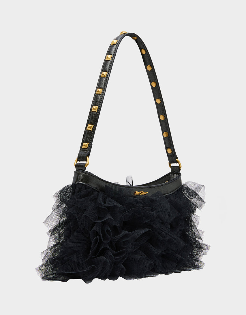 TULLE ME ABOUT IT BLACK - HANDBAGS - Betsey Johnson