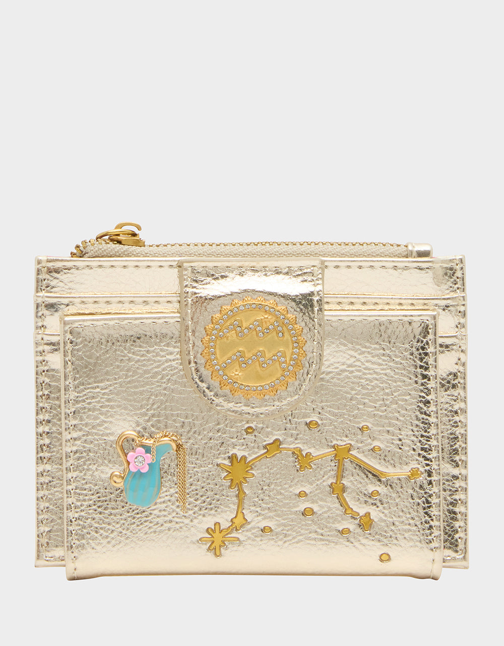 AQUARIUS WALLET CHAMPAGNE - HANDBAGS - Betsey Johnson