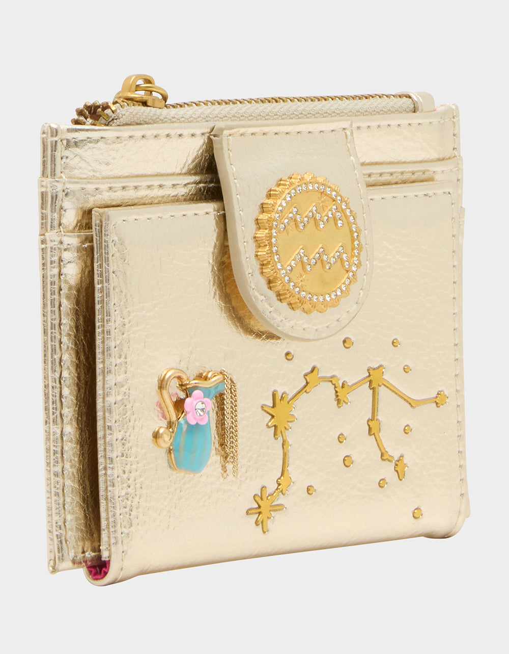 AQUARIUS WALLET CHAMPAGNE - HANDBAGS - Betsey Johnson - view 2