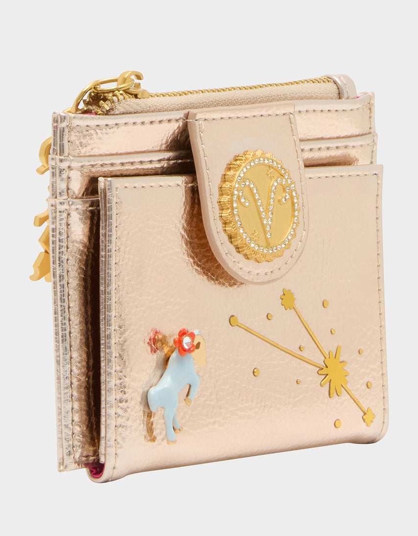 ARIES WALLET ROSE GOLD - HANDBAGS - Betsey Johnson