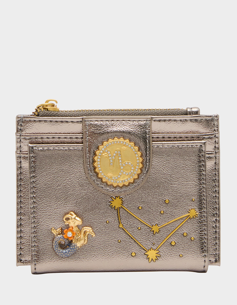 CAPRICORN WALLET GUNMETAL - HANDBAGS - Betsey Johnson