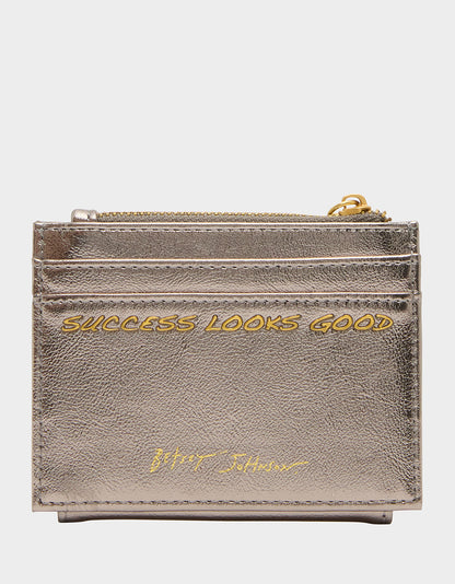 CAPRICORN WALLET GUNMETAL - HANDBAGS - Betsey Johnson