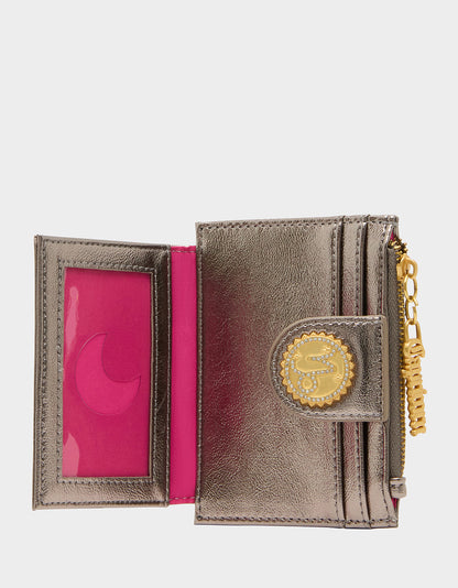 CAPRICORN WALLET GUNMETAL - HANDBAGS - Betsey Johnson