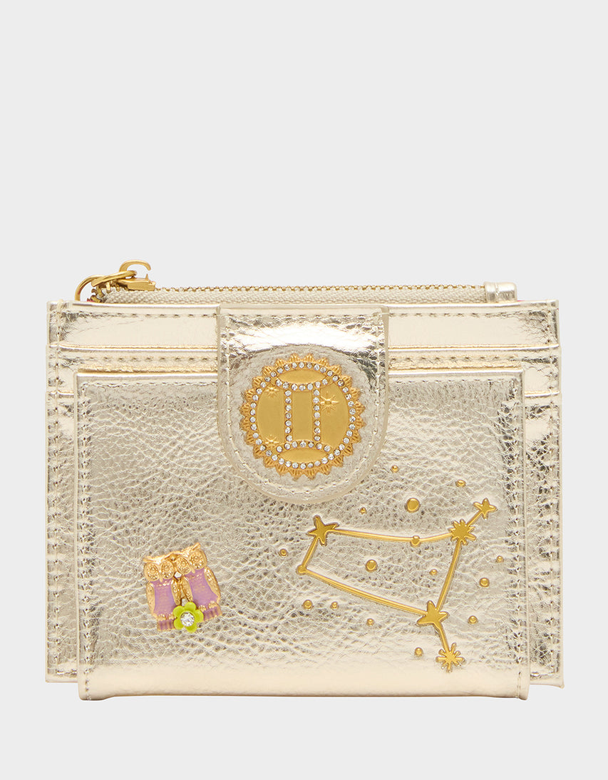 GEMINI WALLET CHAMPAGNE - HANDBAGS - Betsey Johnson