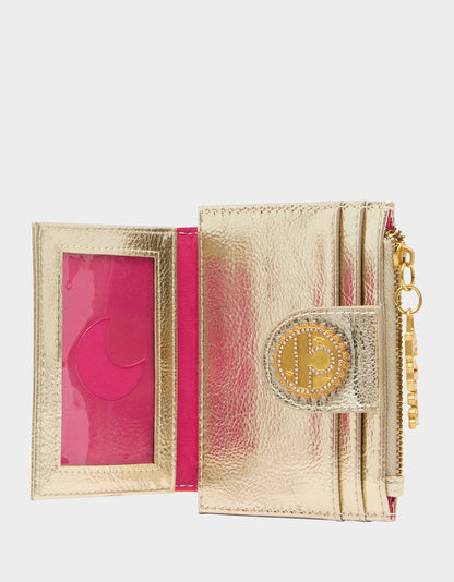 LIBRA WALLET CHAMPAGNE - HANDBAGS - Betsey Johnson