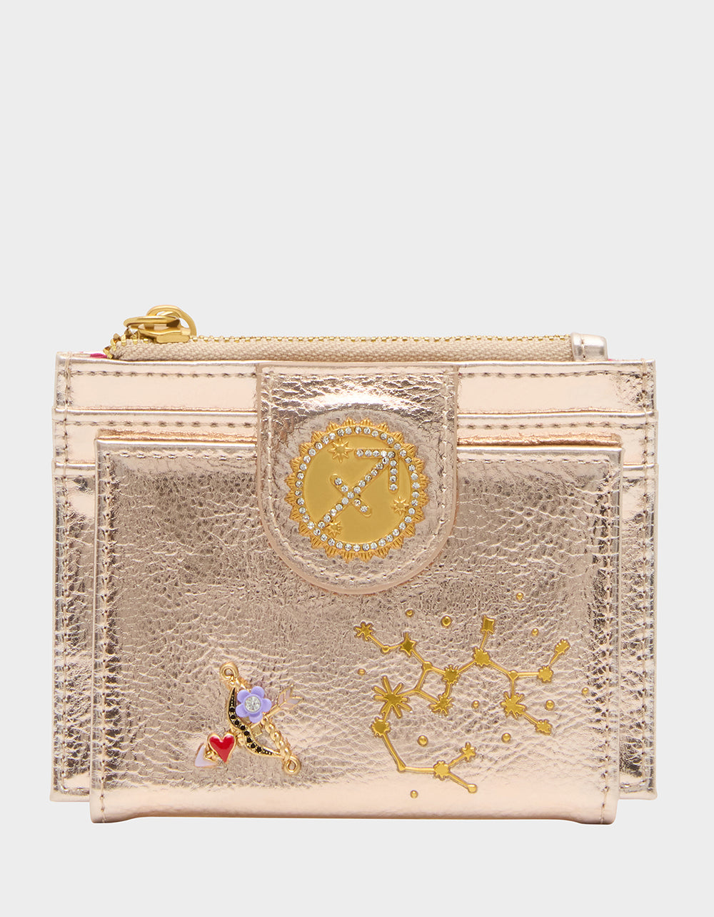 SAGITTARIUS WALLET ROSE GOLD - HANDBAGS - Betsey Johnson