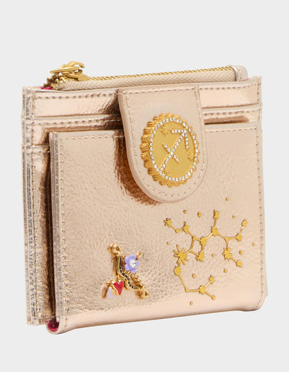 SAGITTARIUS WALLET ROSE GOLD - HANDBAGS - Betsey Johnson