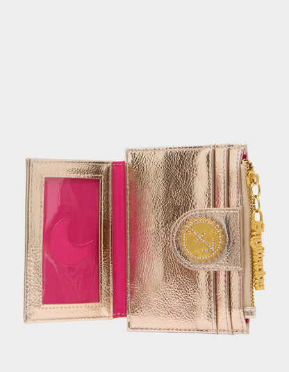 SAGITTARIUS WALLET ROSE GOLD - HANDBAGS - Betsey Johnson