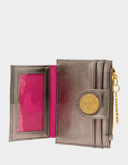 TAURUS WALLET GUNMETAL - HANDBAGS - Betsey Johnson