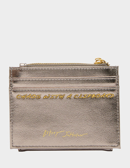 VIRGO WALLET GUNMETAL - HANDBAGS - Betsey Johnson