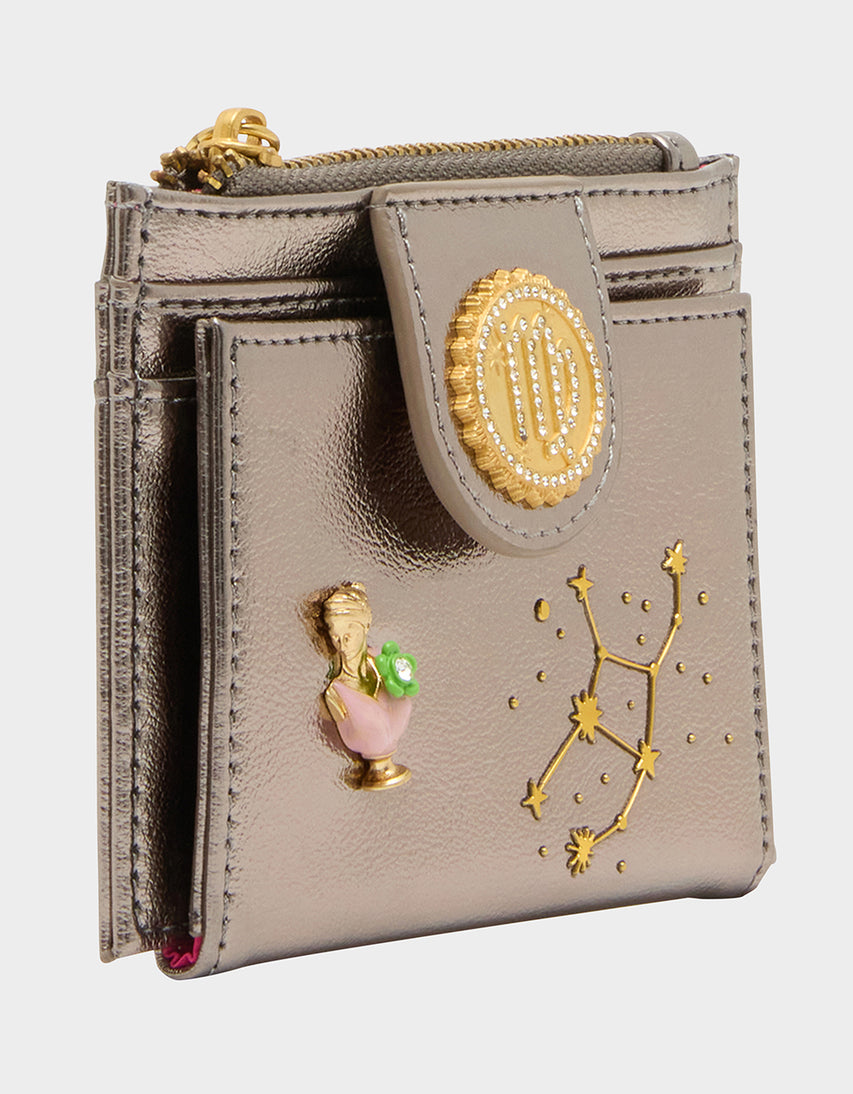 VIRGO WALLET GUNMETAL - HANDBAGS - Betsey Johnson