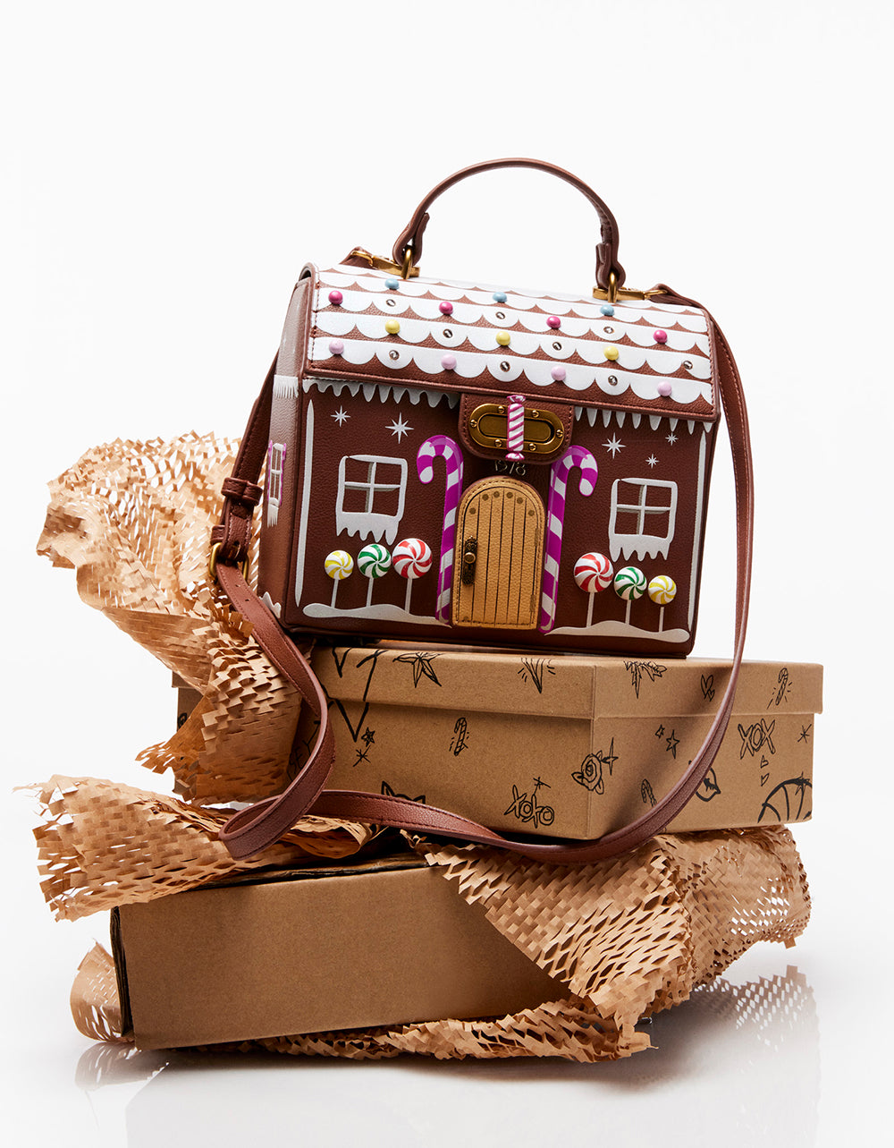 KITSCH GINGERBREAD HOUSE CROSSBODY MULTI - HANDBAGS - Betsey Johnson - view 3