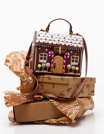 KITSCH GINGERBREAD HOUSE CROSSBODY MULTI - HANDBAGS - Betsey Johnson
