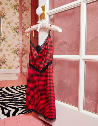 BIT OF BLING SLIP DRESS PINK  Women's Dresses – Betsey Johnson