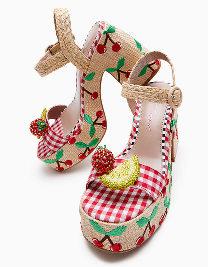 CHEYNE NATURAL MULTI - SHOES - Betsey Johnson