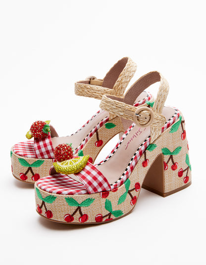 CHEYNE NATURAL MULTI - SHOES - Betsey Johnson