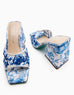 ROO BLUE FLORAL Slip-On Heel | Women's Heels – Betsey Johnson