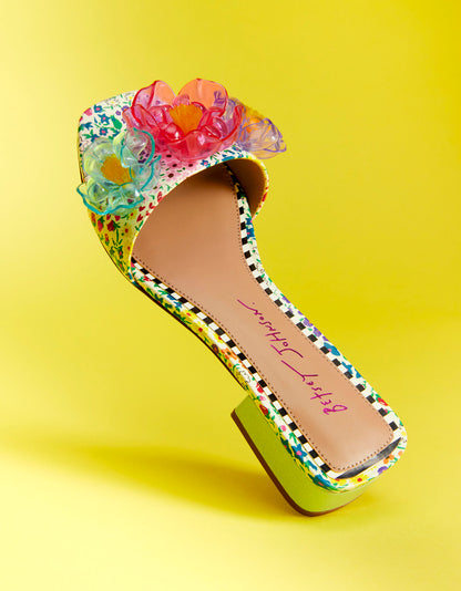 BRICE WHITE MULTI - SHOES - Betsey Johnson