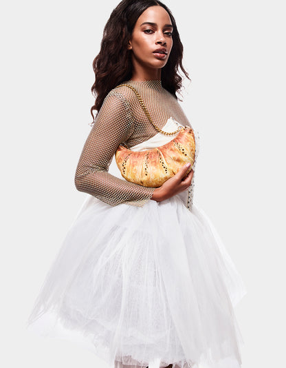 KITSCH RISE + SHINE SHOULDER BAG TAN - HANDBAGS - Betsey Johnson