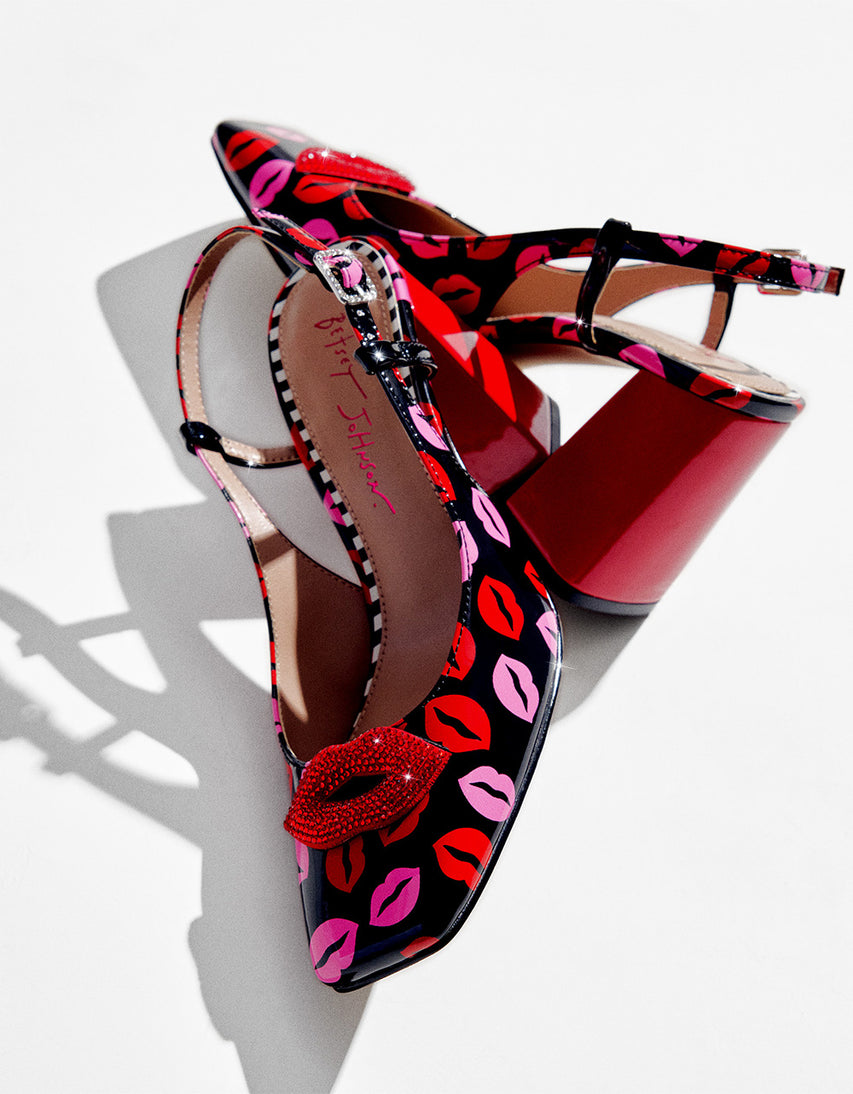 ASHHLEY MULTI LIPS - SHOES - Betsey Johnson