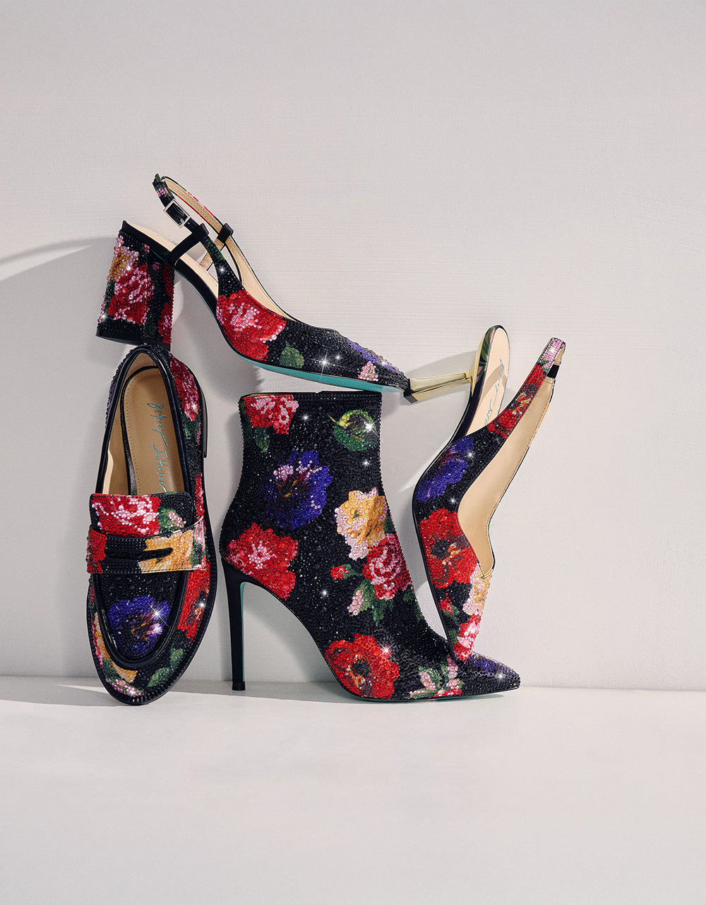 Betsey Johnson Elias - Black Floral Multi