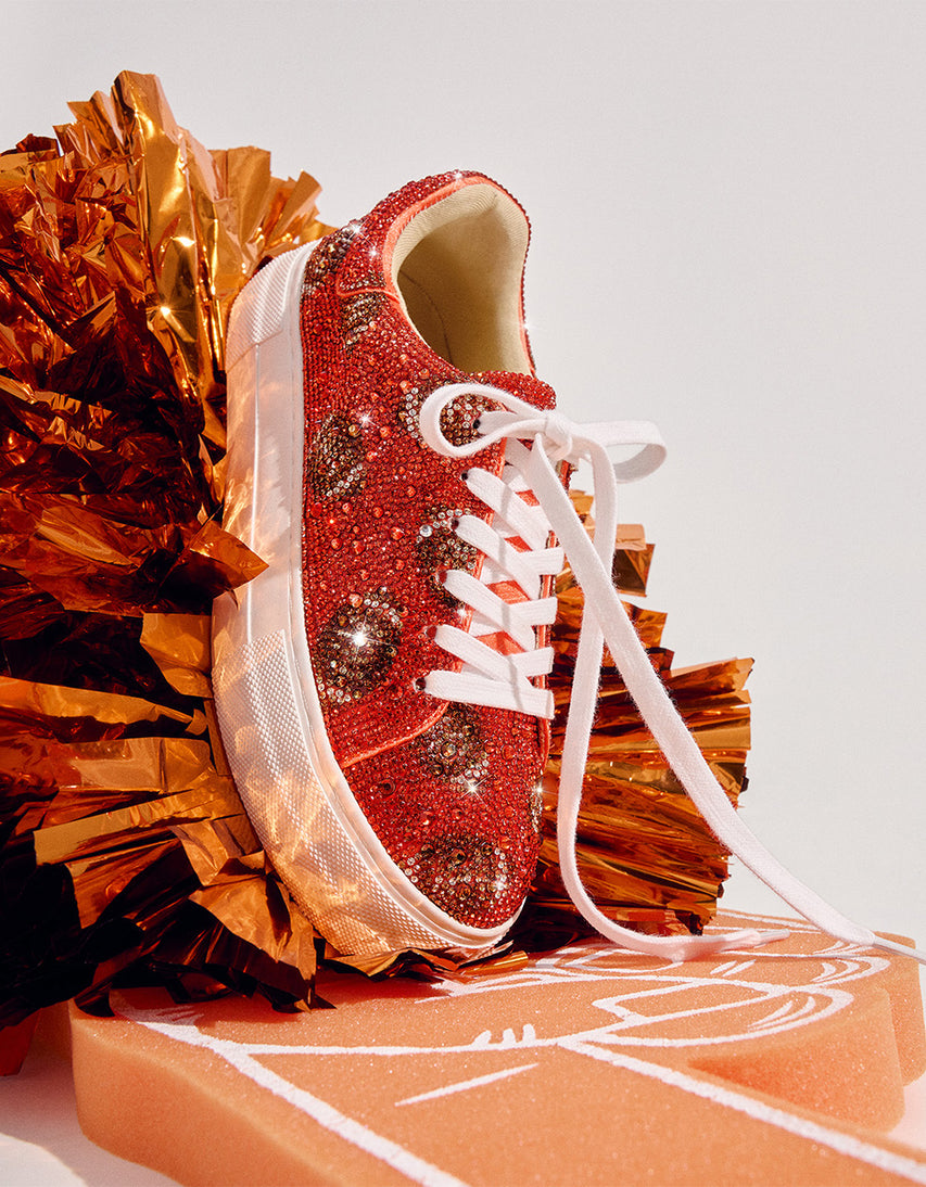 SIDNY ORANGE FOOTBALL - SHOES - Betsey Johnson