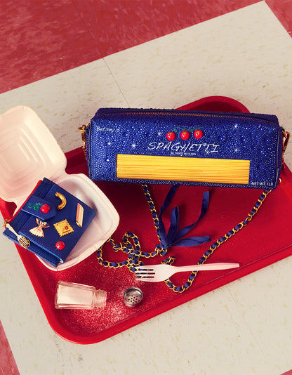 PENNE FOR YOUR THOUGHTS WALLET BLUE - HANDBAGS - Betsey Johnson