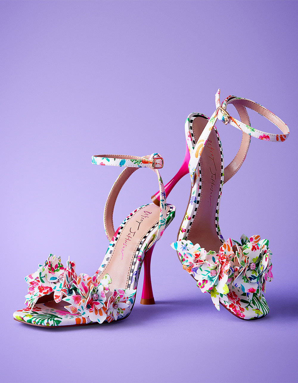 HILLEY NATURAL FLORAL MULTI - SHOES - Betsey Johnson - view 9